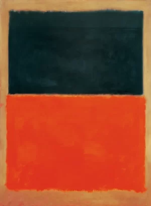 Green And Tangerine On Red by Mark Rothko (Inspired by) Green And Tangerine On Red by Mark Rothko (Inspired by)