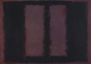 Black On Maroon 1958 by Mark Rothko (Inspired by)