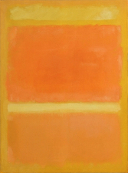 Untitled (Yellow, Orange, Yellow, Light Orange) by Mark Rothko (Inspired by)