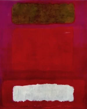 No. 16 (Red, White, And Brown) by Mark Rothko (Inspired by)