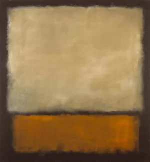No.7 (Dark Brown, Gray, Orange), 1963 by Mark Rothko (Inspired by)