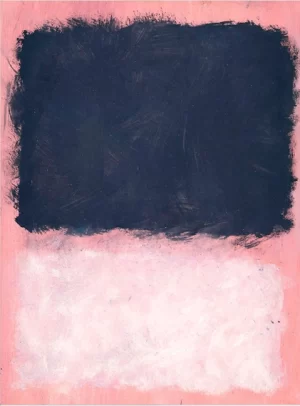 Untitled (Grey And White On Purple), 1967 by Mark Rothko (Inspired by)