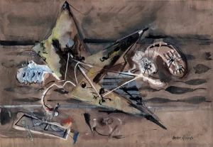 Untitled (Underwater Series) by Mark Rothko (Inspired by)