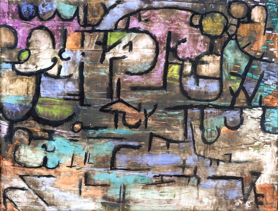 After The Flood by Paul Klee, oil painting reproduction on canvas After The Flood by Paul Klee