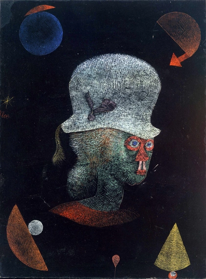 Astrological Fantasy Portrait by Paul Klee, oil painting reproduction on canvas Astrological Fantasy Portrait by Paul Klee