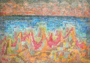 Cliffs By The Sea by Paul Klee