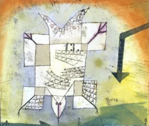 Falling Bird by Paul Klee