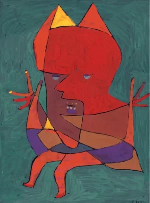Figurine- Small Fire Devil by Paul Klee