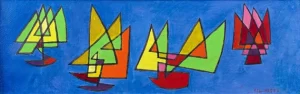 Four Sailships by Paul Klee