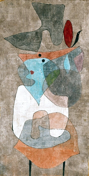 Hat, Lady And Little Table by Paul Klee