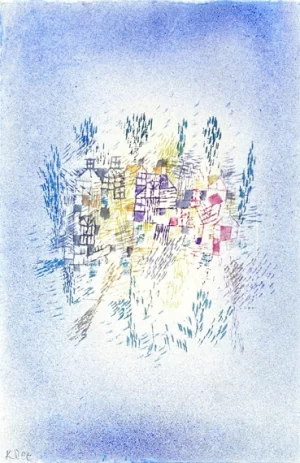 Houses In The Park by Paul Klee