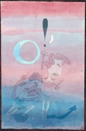 Main Scene From The Ballet "The False Oath" by Paul Klee