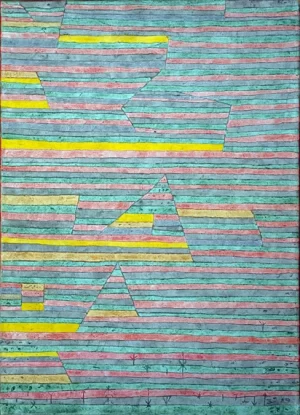 Monuments At G. by Paul Klee