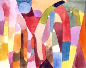 Movement Of Vaulted Chambers by Paul Klee