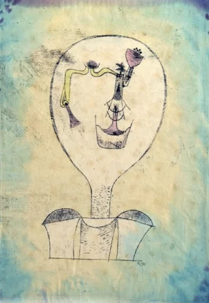 The Beginnings Of A Smile by Paul Klee