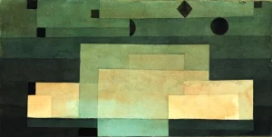The Firmament Above The Temple by Paul Klee