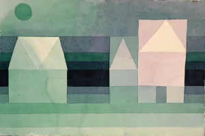 Three Houses by Paul Klee