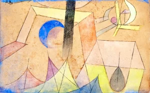 Young Blue-Moon by Paul Klee