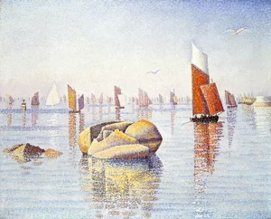 Morning Calm, Concarneau, Opus 219 by Paul Signac