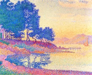 An Cove In Saint-Tropez by Paul Signac