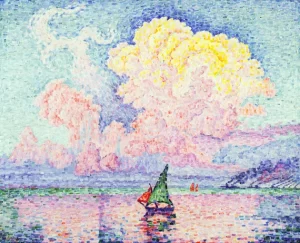 Antibes, The Pink Cloud by Paul Signac Antibes, The Pink Cloud by Paul Signac