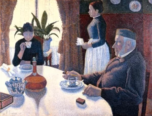 Breakfast by Paul Signac Breakfast by Paul Signac