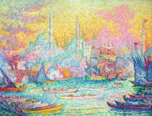 La Corne D'or, Constantinople by Paul Signac La Corne D'or, Constantinople by Paul Signac