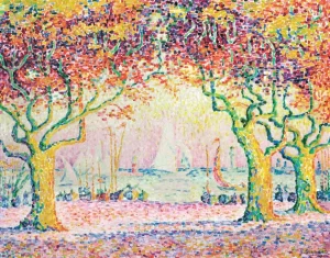 Les Allées, Cannes by Paul Signac Les Allées, Cannes by Paul Signac