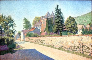 Comblat Castle by Paul Signac Comblat Castle by Paul Signac