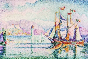Antibes - Morning by Paul Signac Antibes - Morning by Paul Signac