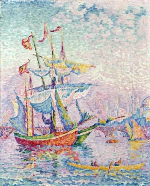 La Corne D'or. Le Pont by Paul Signac La Corne D'or. Le Pont by Paul Signac