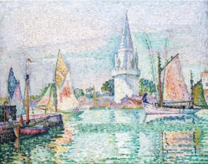 La Rochelle. La Tour Des Quatre Sergents. L'épi by Paul Signac La Rochelle. La Tour Des Quatre Sergents. L'épi by Paul Signac