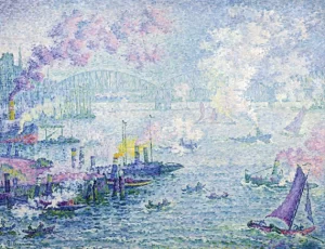 The Port Of Rotterdam by Paul Signac The Port Of Rotterdam by Paul Signac