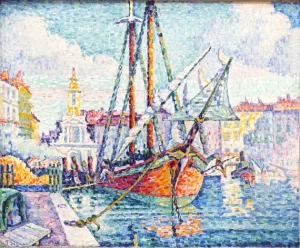 Le Bateau D'oranges, Marseille by Paul Signac Le Bateau D'oranges, Marseille by Paul Signac