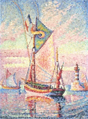 Port Of Concarneau by Paul Signac Port Of Concarneau by Paul Signac