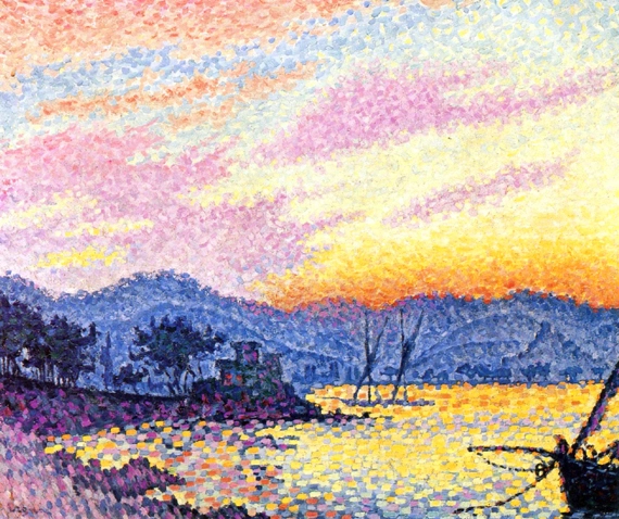 Saint Tropez, The Pointe De Bertaud, 1897 by Paul Signac