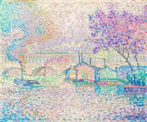 Viaduc À Auteuil by Paul Signac