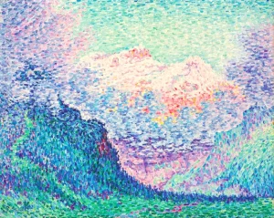 Les Diablerets (L'oldenhorn Et Le Bécabesson) by Paul Signac
