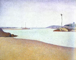 The Beacons At Saint-Briac, Opus 210 by Paul Signac