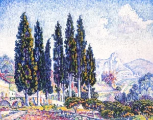 The Garden At Saint-Paul by Paul Signac The Garden At Saint-Paul by Paul Signac