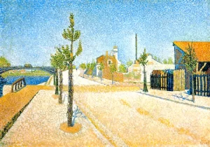 Sunlight, Quai De Clichy, Opus 157 by Paul Signac