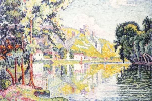 Les Andelys, Château Gaillard by Paul Signac Les Andelys, Château Gaillard by Paul Signac