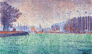 At Vlissingen (A Flessingue) by Paul Signac