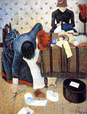The Milliners by Paul Signac The Milliners by Paul Signac