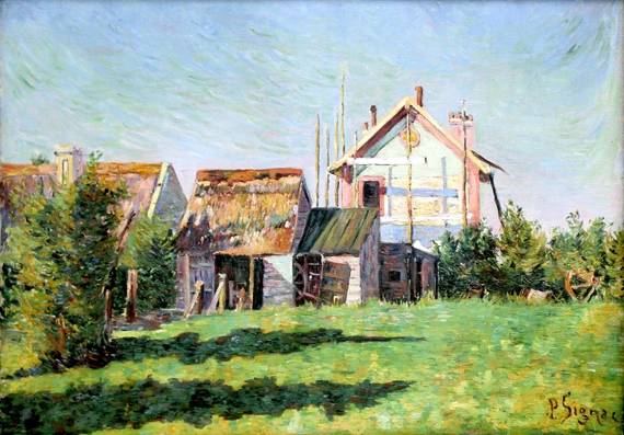 La-Valleuse,-Port-En-Bessin-1884 by Paul Signac