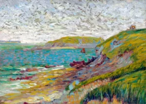 Saint-Briac, L'ile Agot by Paul Signac