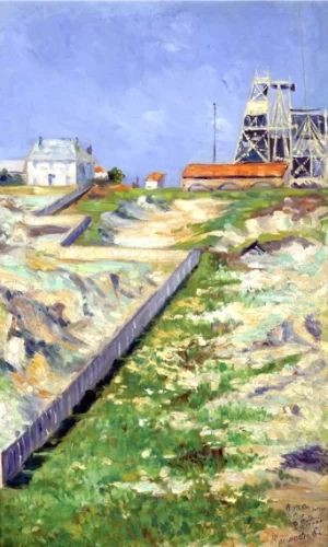 L'échafaudage Du Sacré-Ceur by Paul Signac