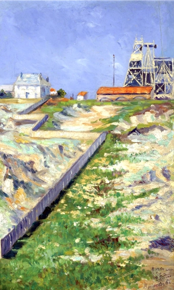 L'échafaudage Du Sacré-Ceur by Paul Signac
