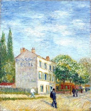 The Restaurant Rispal In Asnières 1887 by Vincent Van Gogh The Restaurant Rispal In Asnières 1887 by Vincent Van Gogh