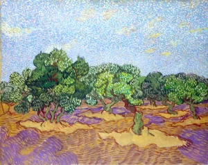 Olive Grove- Pale Blue Sky by Vincent Van Gogh Olive Grove- Pale Blue Sky by Vincent Van Gogh
